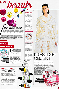 GALA: Die Januar-Ausgabe der Gala nimmt in ihrer "Beauty Rubrik" unsere Nutricosmetics Skin-Hair-Nail Tabletten mit auf - die Pflege, die von innen kommt.Auflage: 315.516 ExemplareErscheinung: wöchentlich
