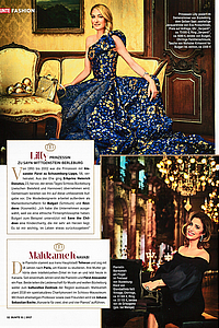 BUNTE: Im Rahmen der Story "Die starken Frauen von Schloss Bückeburg" verrät REVIDERM Markenbotschafterin Prinzessin Lilly zu Sayn-Wittgenstein-Berleburg, nach welchen Kriterien sie ihre Tätigkeit als Markenbotschafterin auswählt.Auflage: 464.815 ExemplareErscheinung: wöchentlich