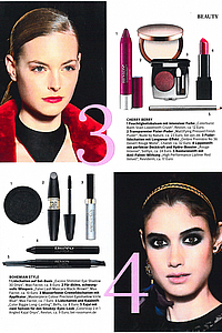 Für Sie: Die Für Sie zeigt in ihrer Beauty Rubrik kleine Tricks, mit denen man die neuen Laufsteg-Make-ups nachschminken kann. Für einen Cherry Berry Style darf bei den Produktempfehlungen unser High Performance Lipliner Red Velvet mit Anti-Falten-Wirkung nicht fehlen.Auflage: 243.805 ExemplareErscheinung: 14-tägig