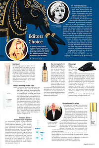 exclusiv: Die exclusiv stellt Top-Beauty-Artikel vor. Handverlesen, persönlich getestet und für außergewöhnlich gut befunden: Unsere daily sun screen SPF 20 und daily sun screen SPF 50+.Auflage: 35.000 ExemplareErscheinung: 3 mal im Jahr