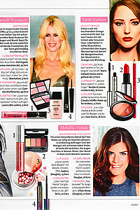 Frau im Spiegel: Das Magazin Frau im Spiegel zeigt unseren Look "Golden Glow" uns präsentiert passend dazu den Mineral Boost Lipstick in der Farbe Golden Ginger. Für warme Nuancen im Herbst.Auflage: 227.361 ExemplareErscheinung: wöchentlich